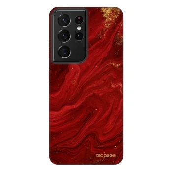 Obal pro Samsung Galaxy S21 Ultra 5G G998B - Červená
