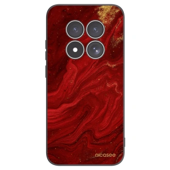 Picasee silikonový černý obal pro Xiaomi Redmi Note 15 Pro 4G - Červená