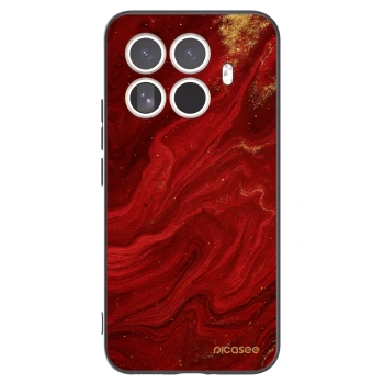 Picasee silikonový černý obal pro Xiaomi 15T Pro - Červená