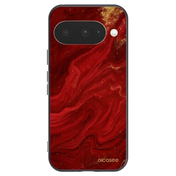 Picasee silikonový černý obal pro Google Pixel 10 - Červená