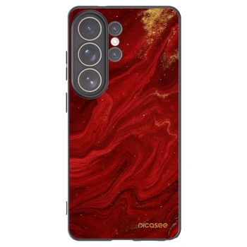 Picasee silikonový černý obal pro Samsung Galaxy S26 Ultra - Červená