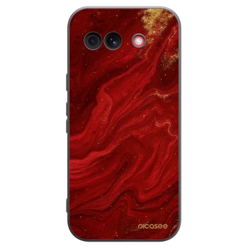 Picasee silikonový černý obal pro Google Pixel 10a - Červená