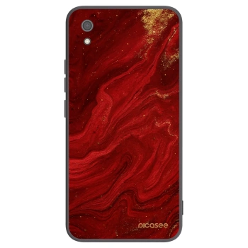 Picasee silikonový černý obal pro Xiaomi Redmi 7A - Červená