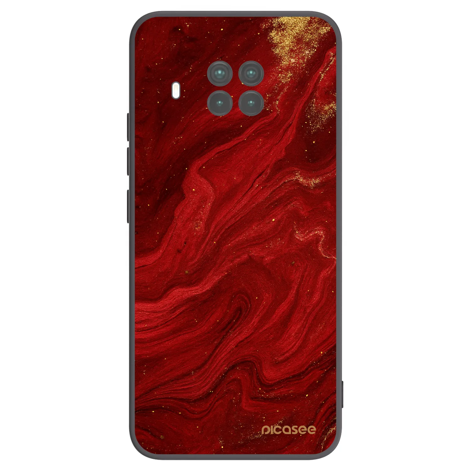 Picasee silikonový černý obal pro Xiaomi Mi 10T Lite - Červená