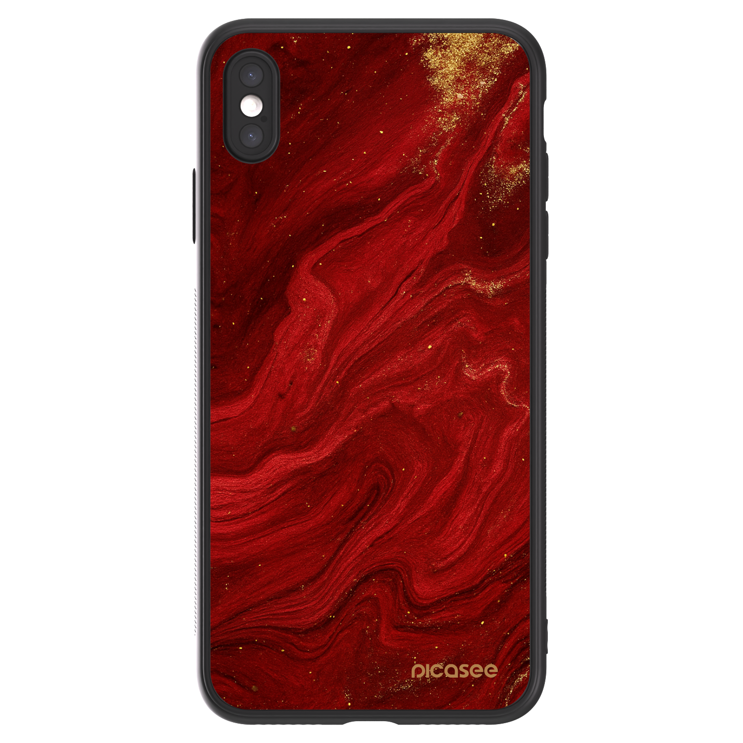 Picasee ULTIMATE CASE pro Apple iPhone XS Max - Červená
