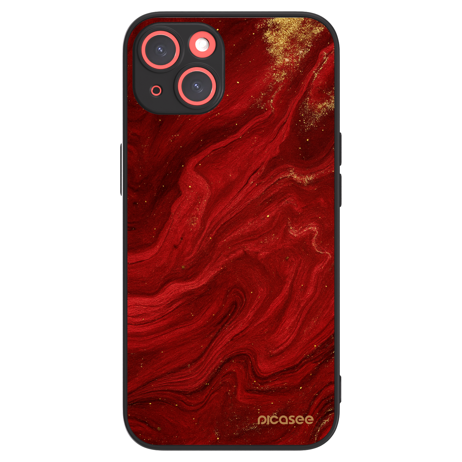 Picasee ULTIMATE CASE MagSafe pro Apple iPhone 13 - Červená