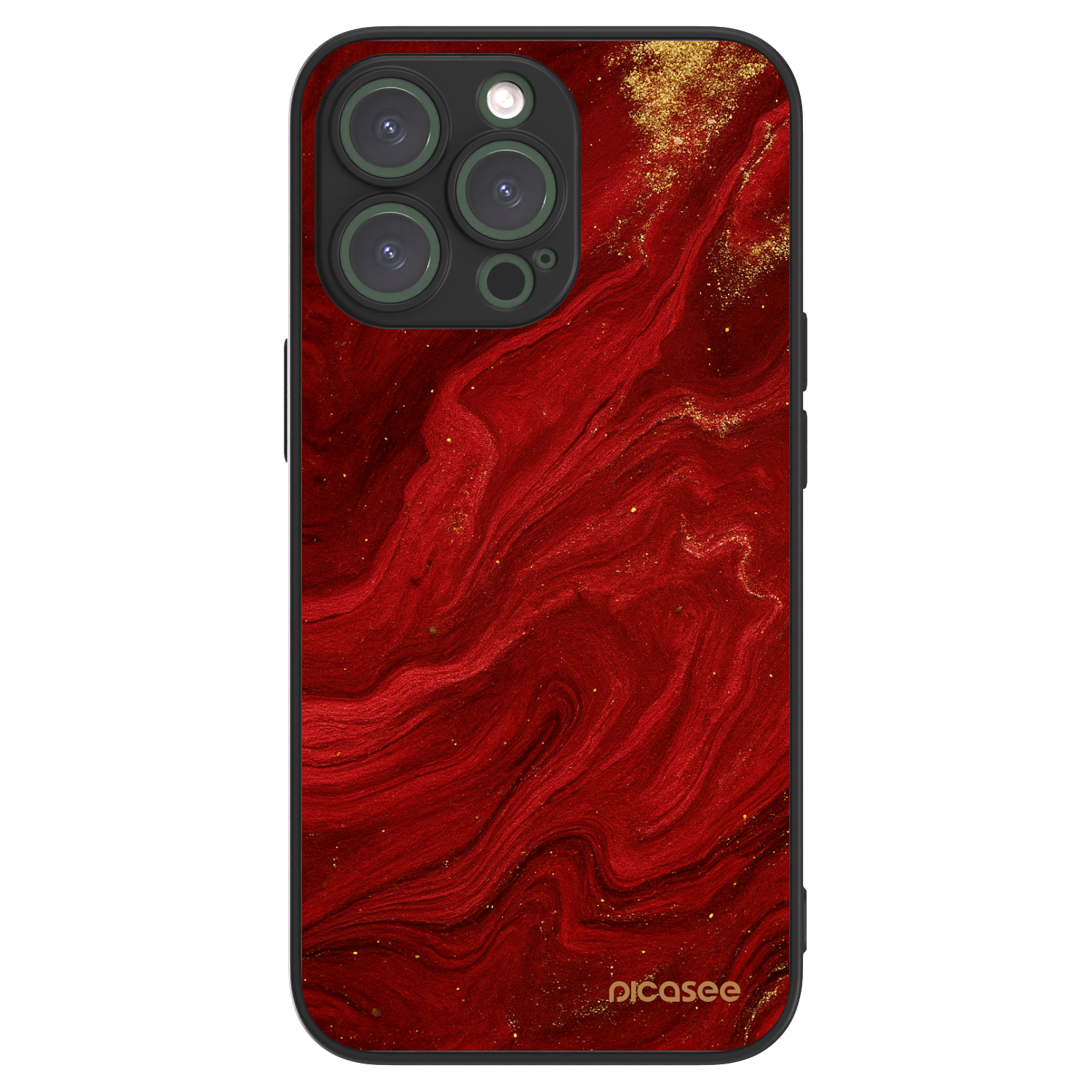 Picasee ULTIMATE CASE MagSafe pro Apple iPhone 13 Pro - Červená