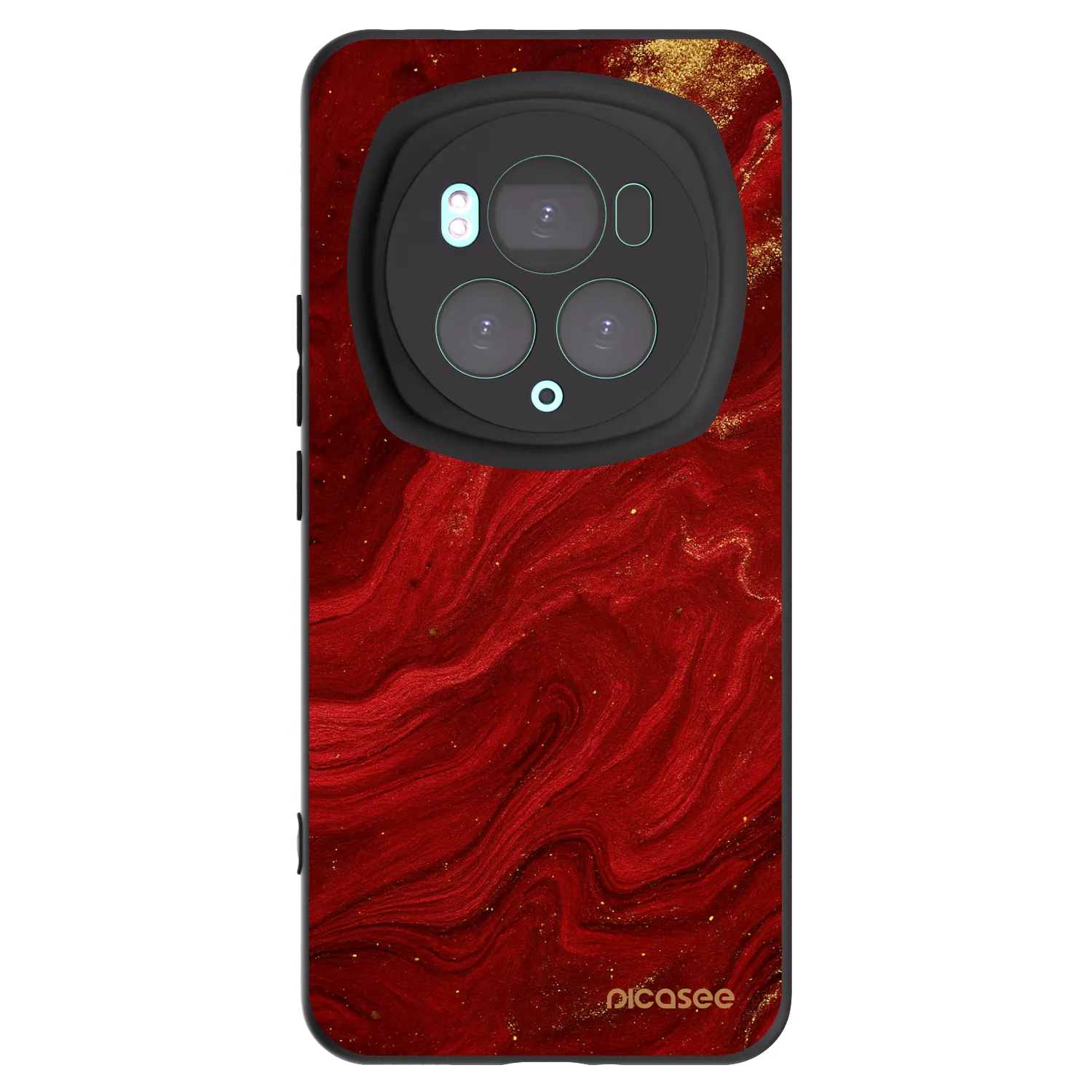 Picasee silikonový černý obal pro Honor Magic6 Pro - Červená