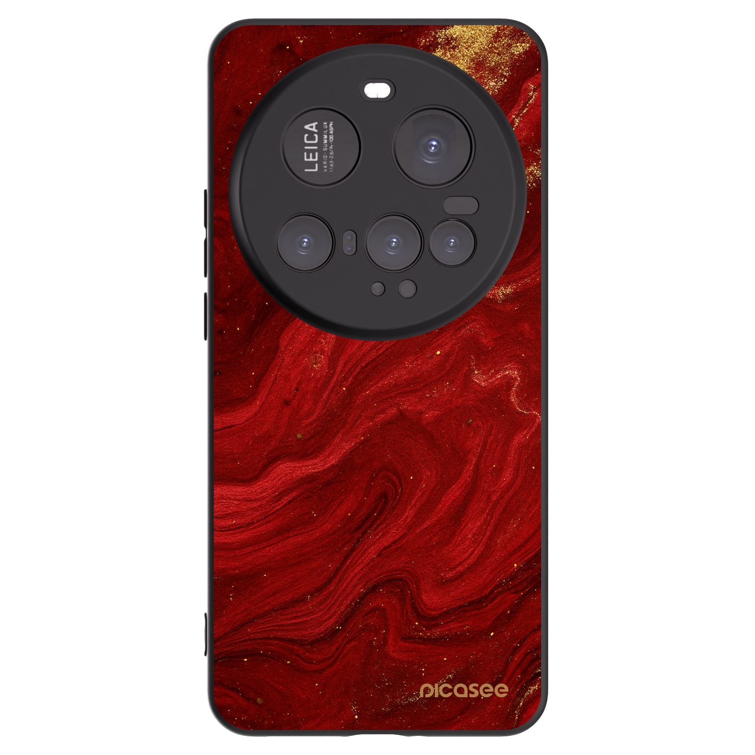 Picasee silikonový černý obal pro Xiaomi 15 Ultra - Červená
