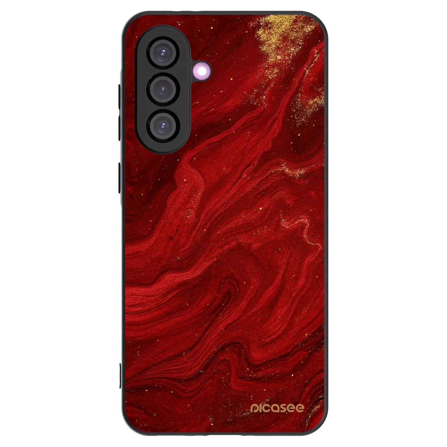 Picasee silikonový černý obal pro Samsung Galaxy A56 5G A566B - Červená