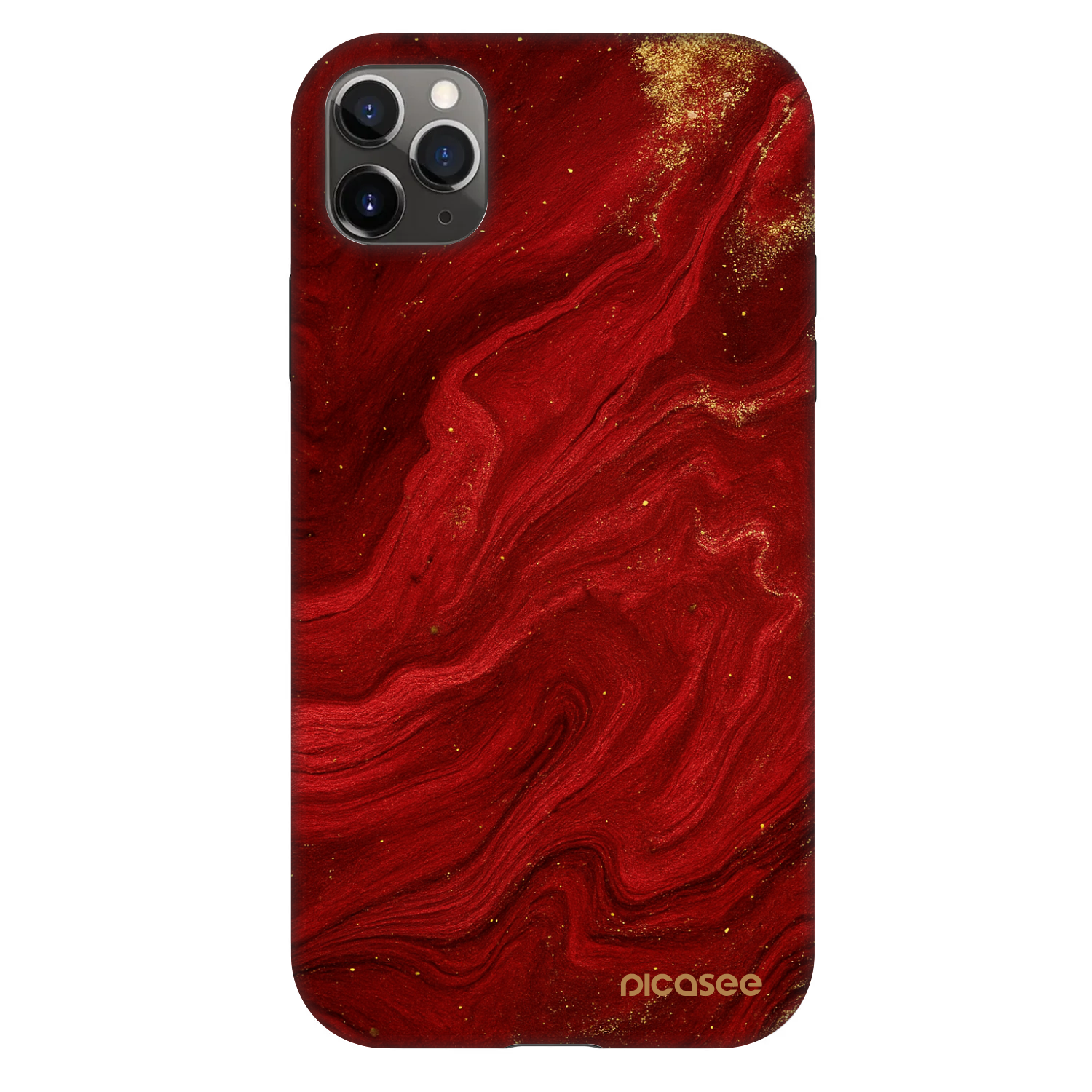 Picasee Fashion Case pro Apple iPhone 11 Pro Max - Červená