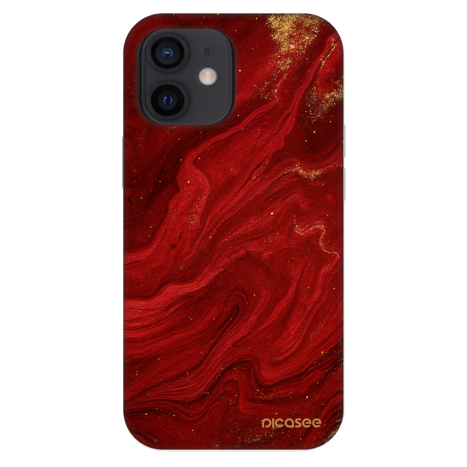 Picasee Fashion Case pro Apple iPhone 12 mini - Červená