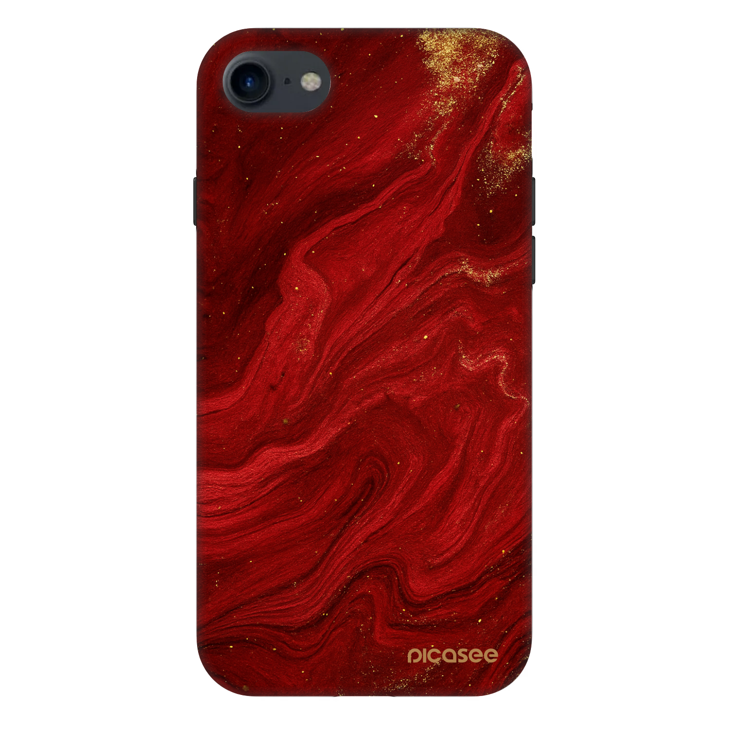 Picasee Fashion Case pro Apple iPhone SE 2020 - Červená
