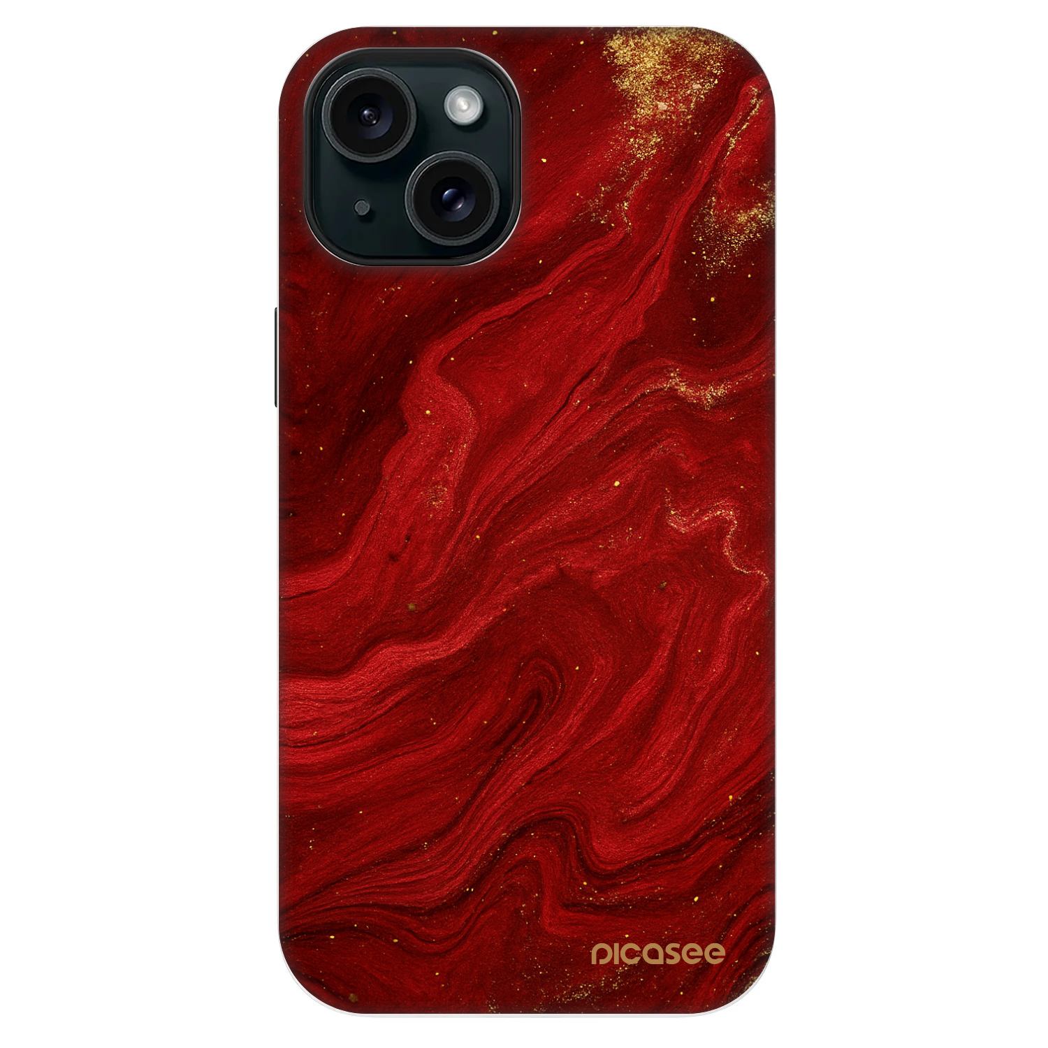 Picasee Fashion Case MagSafe Apple iPhone 13 - Červená