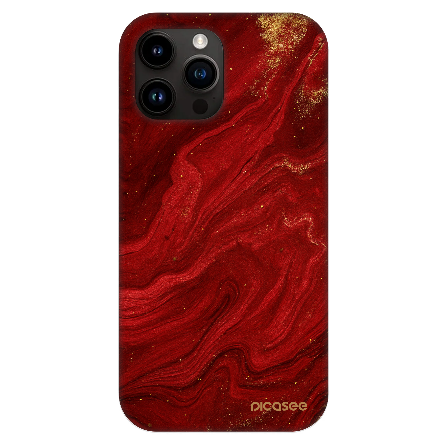 Picasee Fashion Case MagSafe Apple iPhone 13 Pro Max - Červená