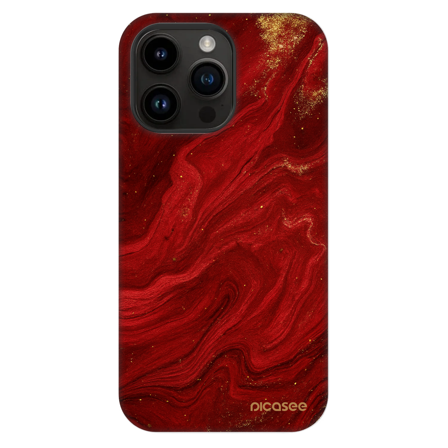 Picasee Fashion Case MagSafe Apple iPhone 14 Pro Max - Červená