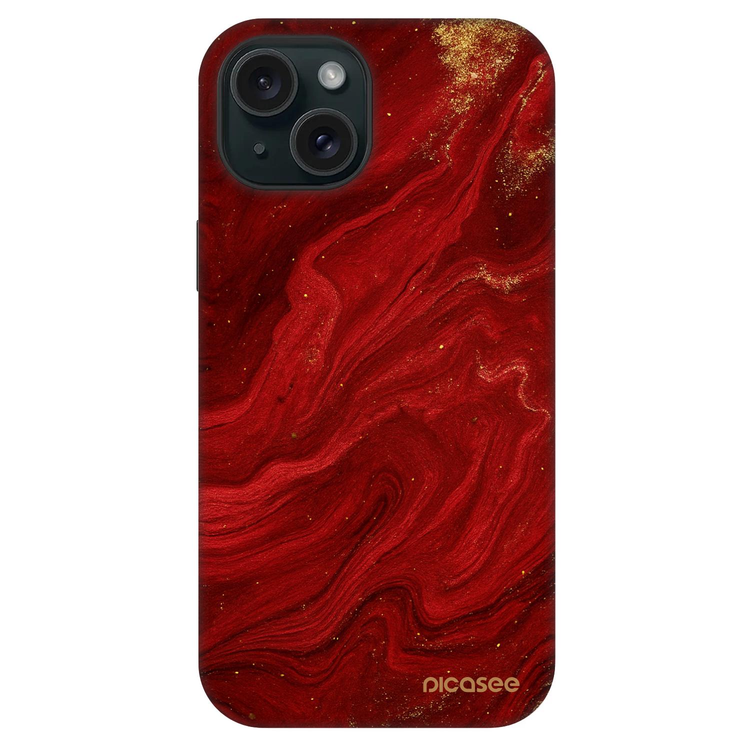 Picasee Fashion Case MagSafe Apple iPhone 15 - Červená