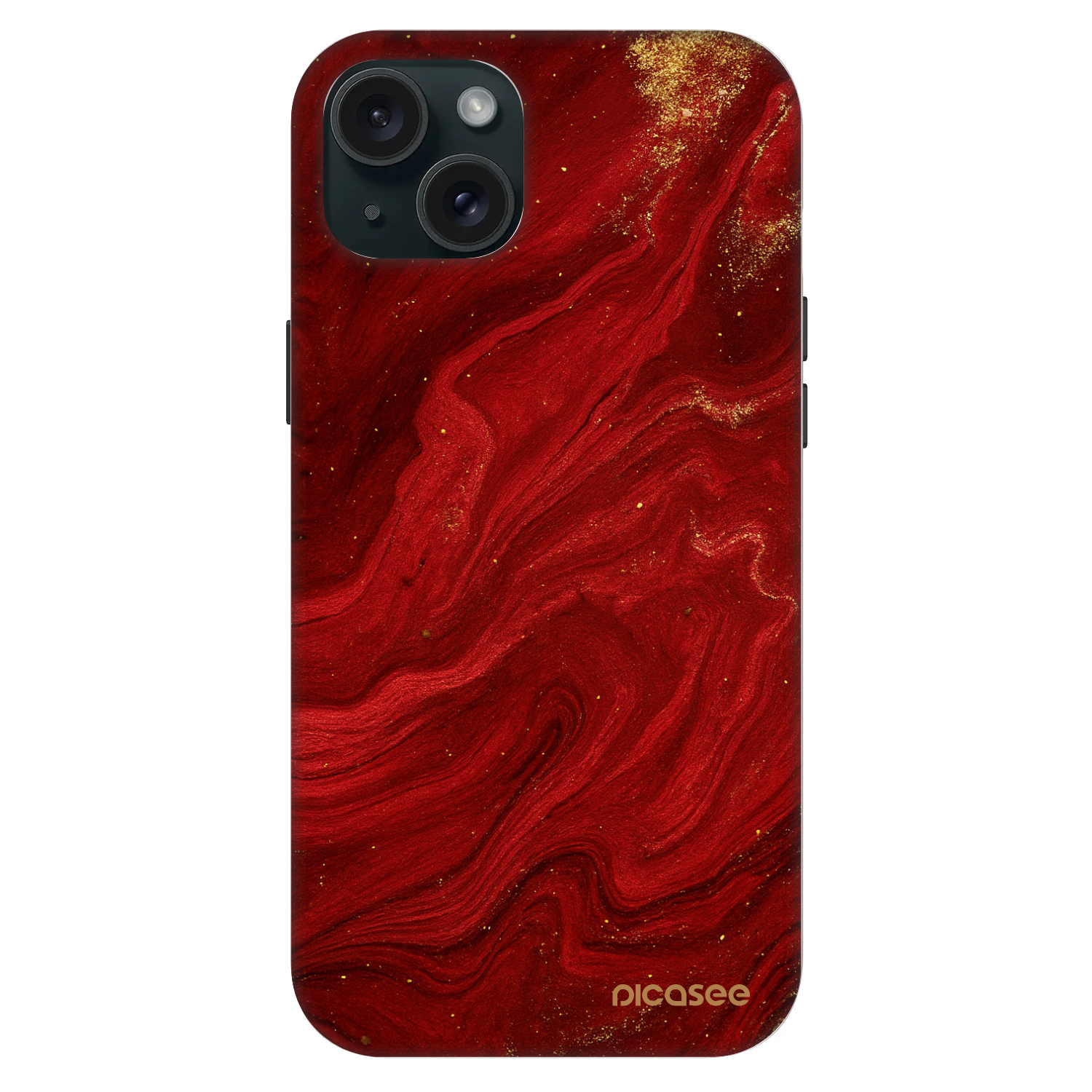 Picasee Fashion Case MagSafe Apple iPhone 15 Plus - Červená