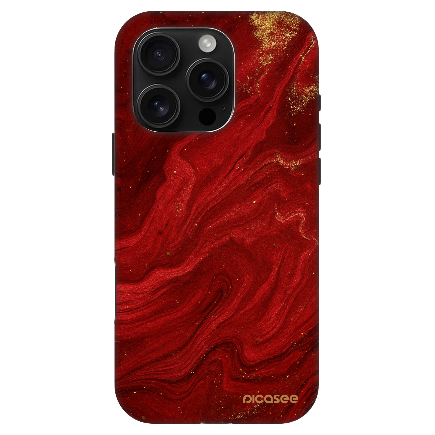 Picasee Fashion Case MagSafe Apple iPhone 16 Pro - Červená