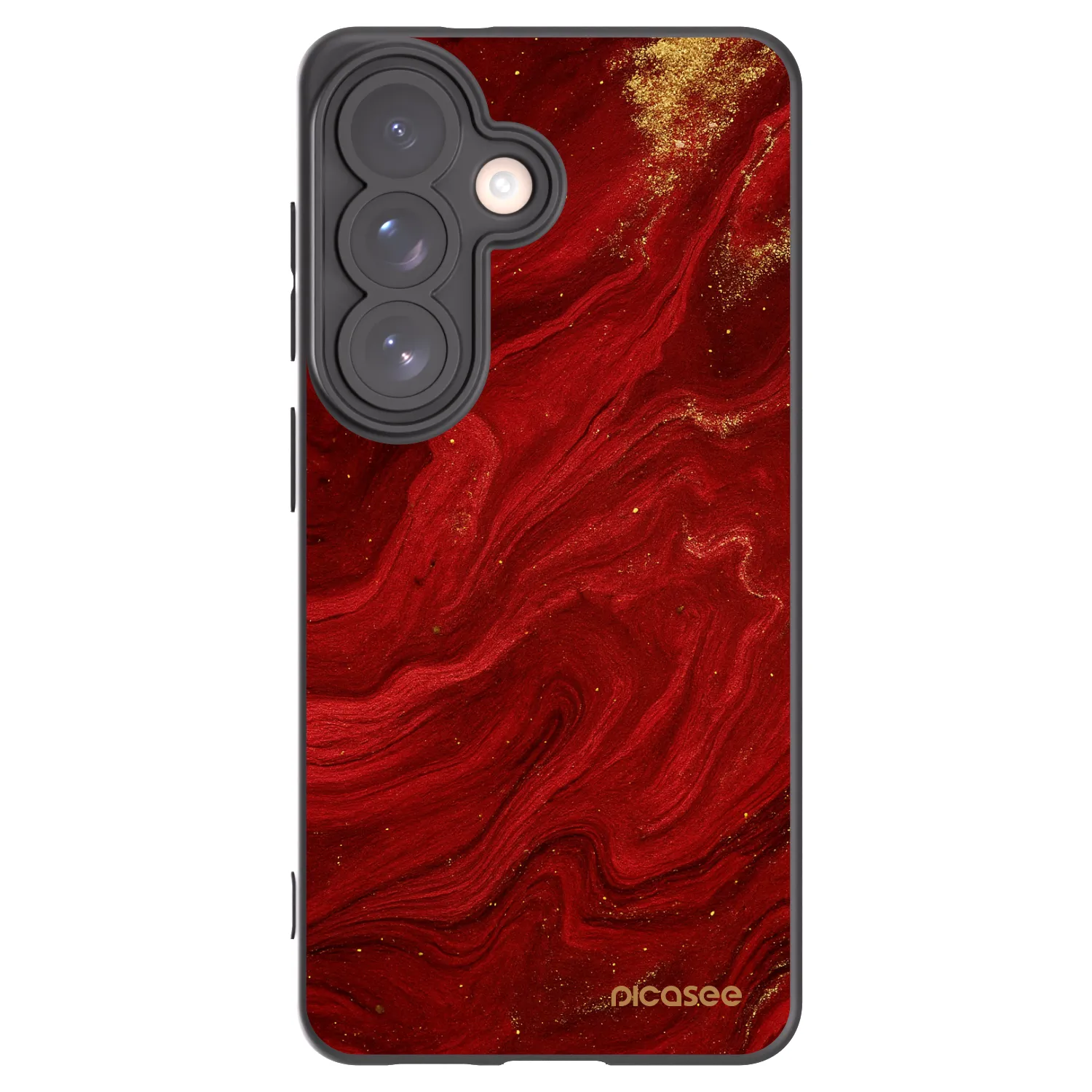 Picasee silikonový černý obal pro Samsung Galaxy S26 - Červená