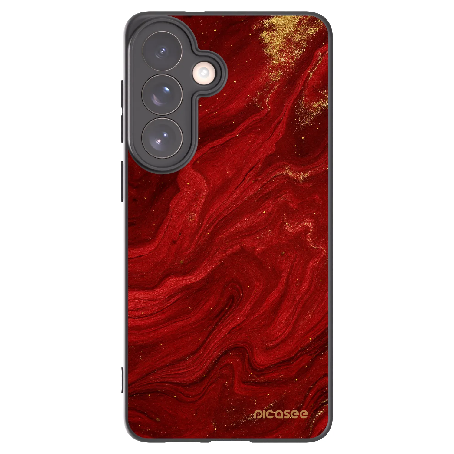 Picasee silikonový černý obal pro Samsung Galaxy S26+ - Červená