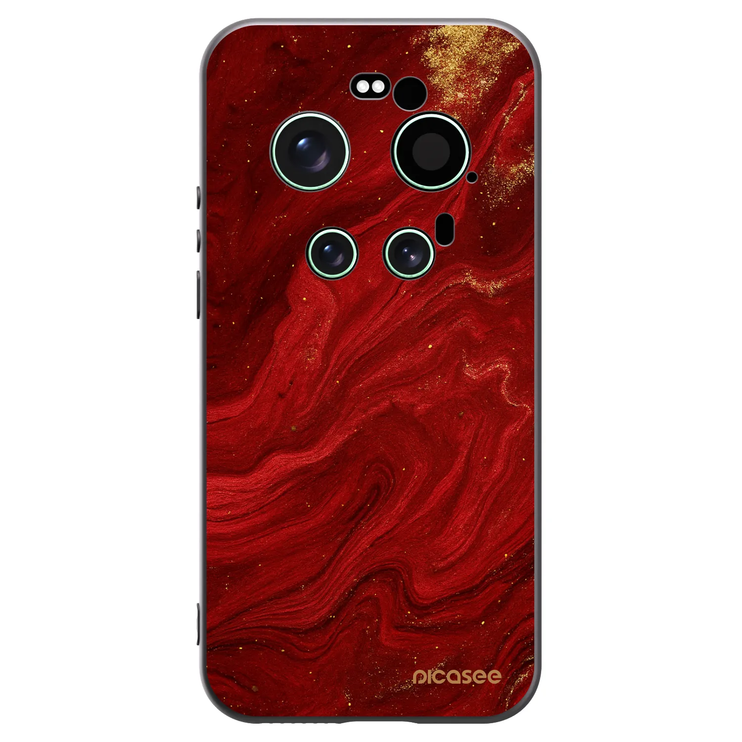 Picasee silikonový černý obal pro Xiaomi 17 Ultra - Červená