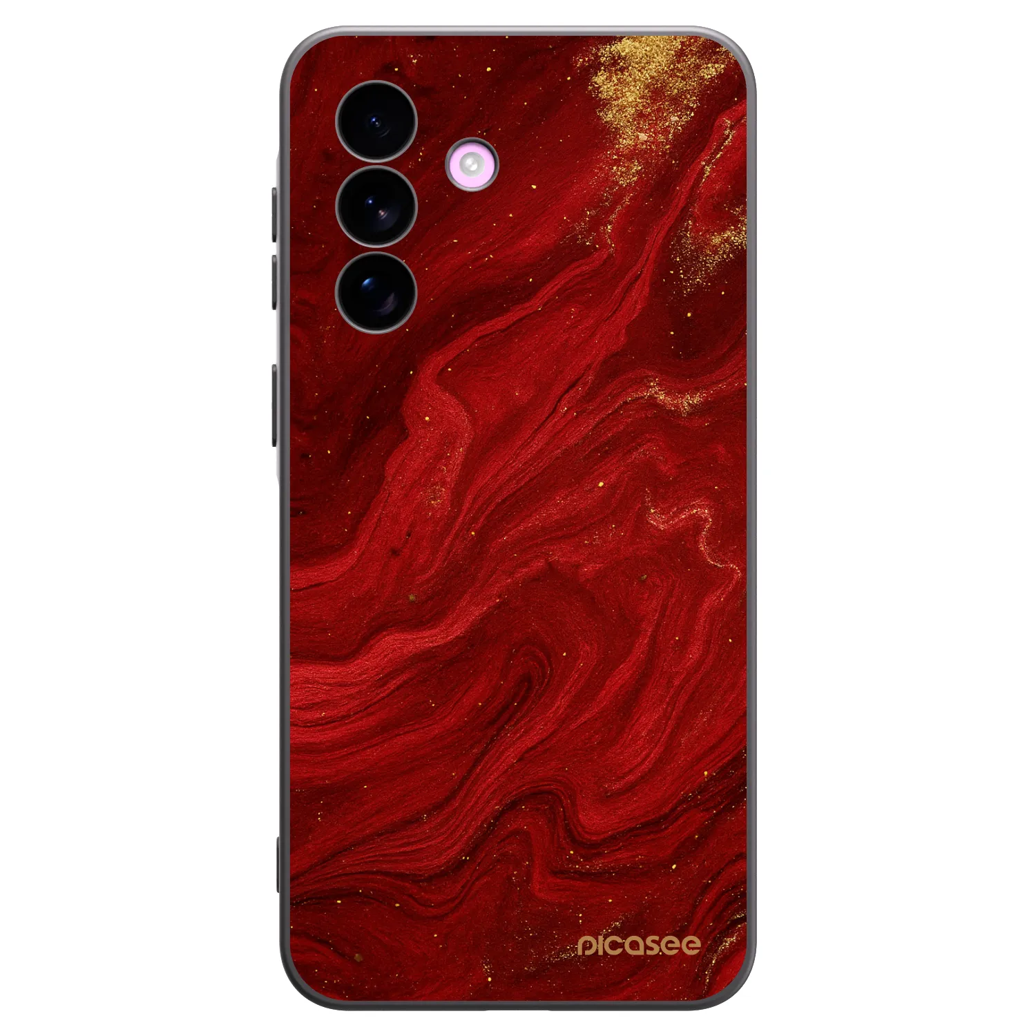 Picasee silikonový černý obal pro Samsung Galaxy A57 5G - Červená