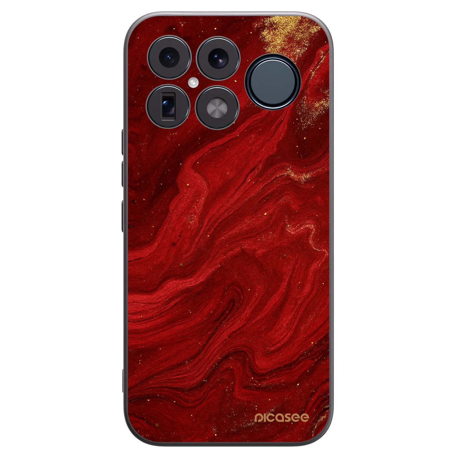 Picasee silikonový černý obal pro Xiaomi Poco F8 Ultra - Červená