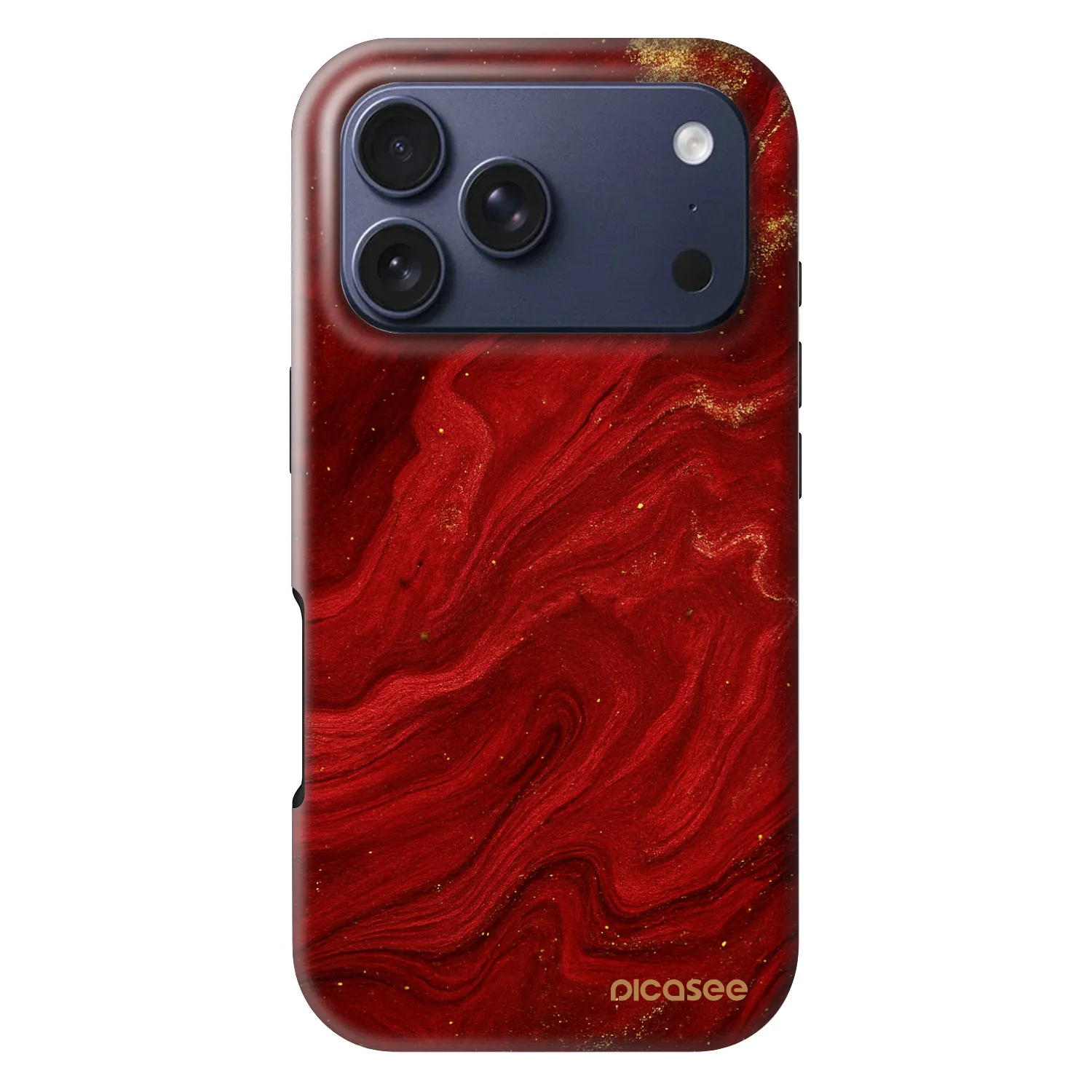 Picasee Fashion Case MagSafe Apple iPhone 18 Pro - Červená