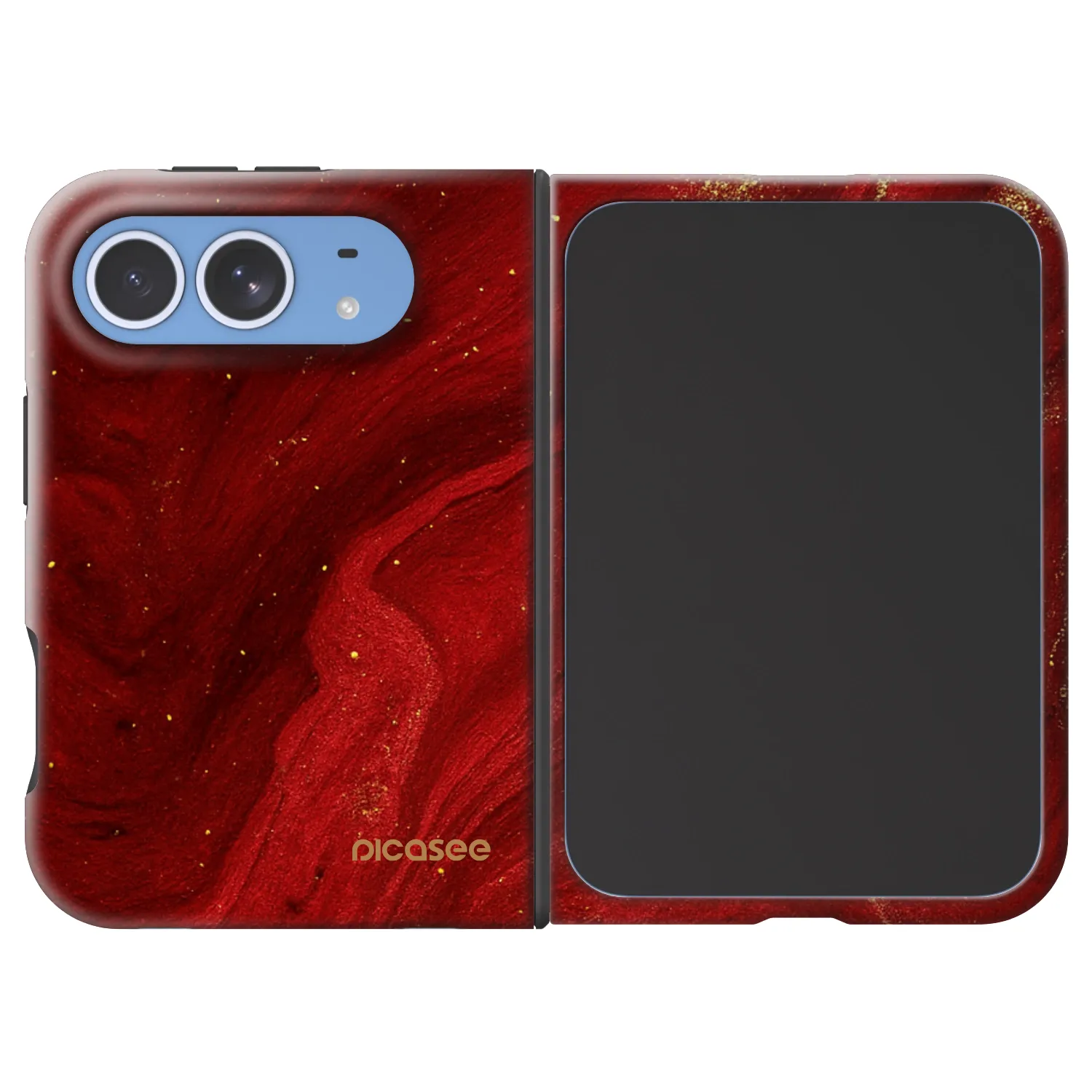 Picasee Fashion Case MagSafe Apple iPhone Duo - Červená
