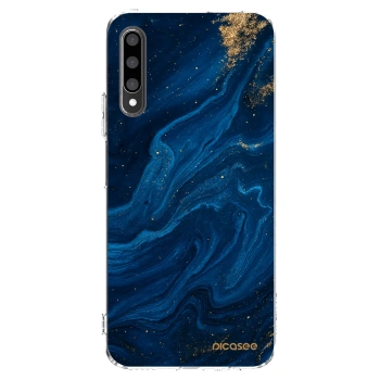 Picasee silikonový průhledný obal pro Honor 9X Pro - Blue