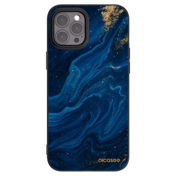 Picasee silikonový černý obal pro Apple iPhone 12 Pro Max - Blue