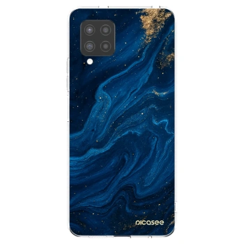 Picasee silikonový průhledný obal pro Samsung Galaxy A42 A426B - Blue