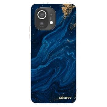 Picasee silikonový průhledný obal pro Xiaomi Mi 11 - Blue