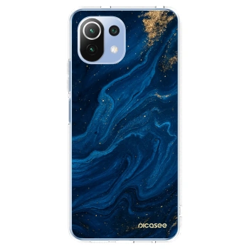Picasee silikonový průhledný obal pro Xiaomi Mi 11 Lite - Blue