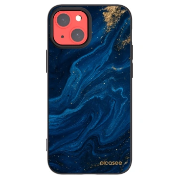Picasee silikonový černý obal pro Apple iPhone 13 mini - Blue