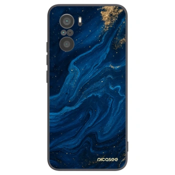 Picasee silikonový černý obal pro Xiaomi Poco F3 - Blue