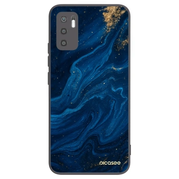Picasee silikonový černý obal pro Xiaomi Redmi Note 10 5G - Blue