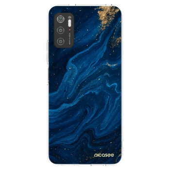 Picasee silikonový průhledný obal pro Xiaomi Poco M3 Pro 5G - Blue
