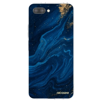 Picasee silikonový průhledný obal pro Honor 10 - Blue