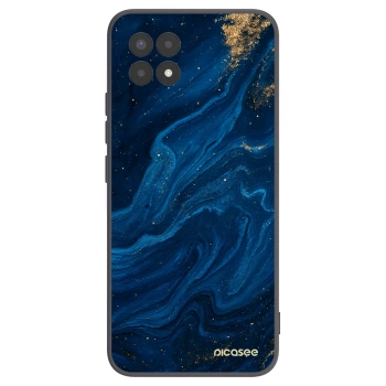 Picasee silikonový černý obal pro Realme 8i - Blue