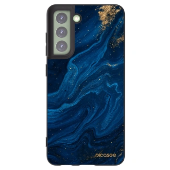 Picasee silikonový černý obal pro Samsung Galaxy S21 FE 5G - Blue