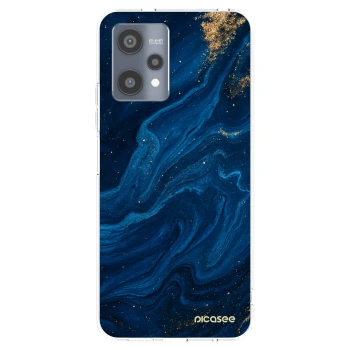 Picasee silikonový průhledný obal pro Realme 9 Pro 5G - Blue