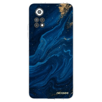 Picasee silikonový průhledný obal pro Xiaomi Poco X4 Pro 5G - Blue