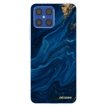 Picasee silikonový průhledný obal pro Honor X8 4G - Blue