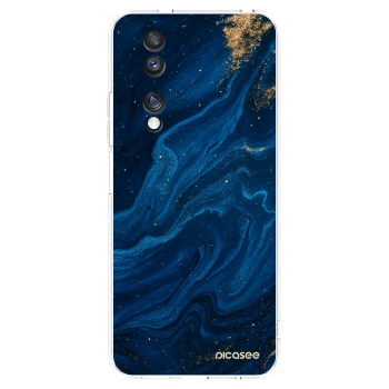 Picasee silikonový průhledný obal pro Honor 70 - Blue