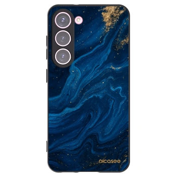 Picasee silikonový černý obal pro Samsung Galaxy S23 5G - Blue