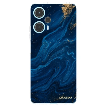 Picasee silikonový průhledný obal pro Xiaomi Poco F5 - Blue