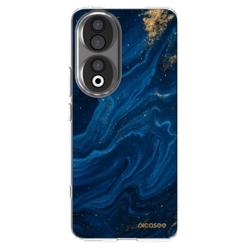 Picasee silikonový průhledný obal pro Honor 90 5G - Blue