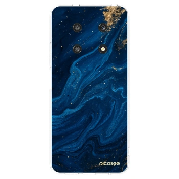 Picasee silikonový průhledný obal pro Honor Magic4 Lite 5G - Blue
